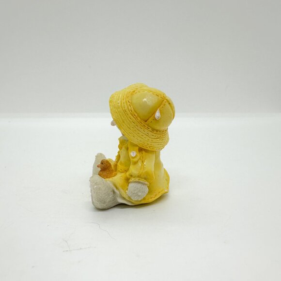 Vtg Calico Kittens Enesco Cat Cats April Showers Rain Umbrella Duck Dog Water - Picture 3 of 16